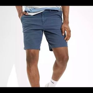 American Eagle Flex 9" Lived-In Blue Khaki Short Size 29